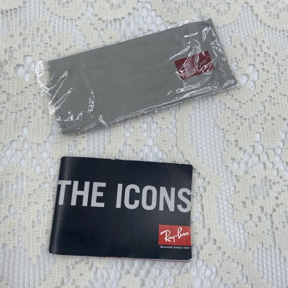 New Ray Ban Aviator Sunglasses Matte Transparent Clear Gradient Mirror Unisex - Picture 10 of 10